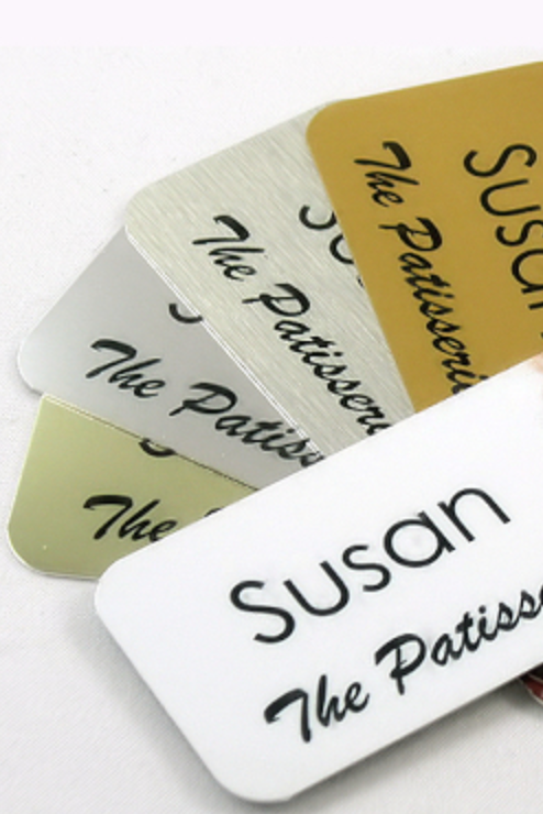 Aluminium Name Badge