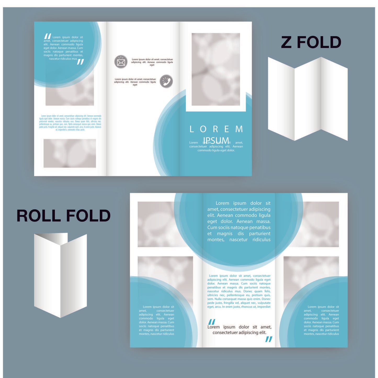 A4 Leaflet - 6 Page - (Flat Size 630 x 297mm)