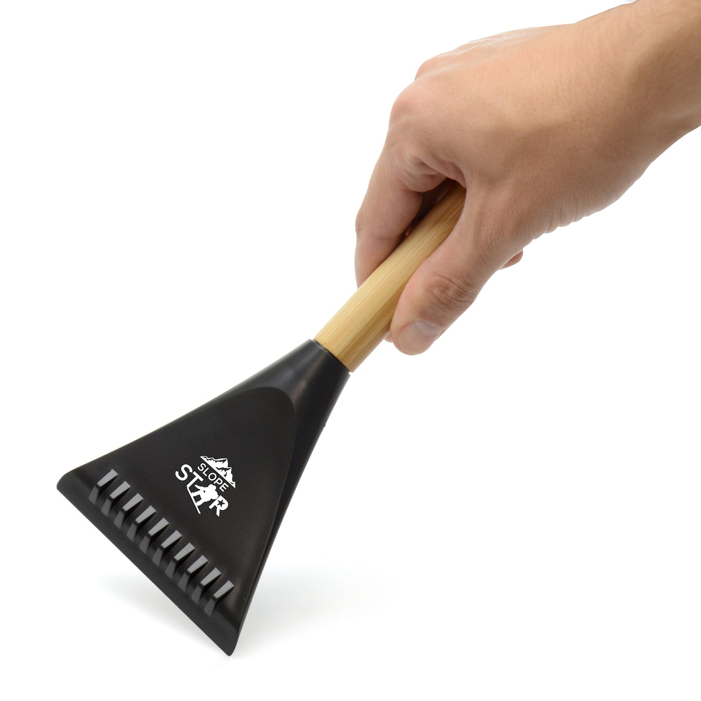 ROBYN PROMOTIONAL RECYCLED PLASTIC AND BAMBOO ICE SCRAPER