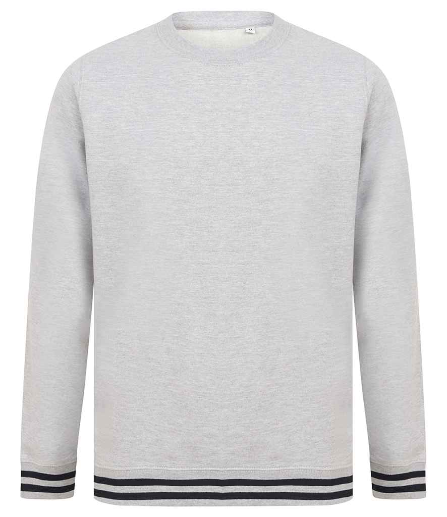 FR840 Heather Grey/Navy Front