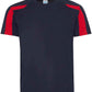 JC003 French Navy/Fire Red Front
