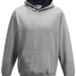JH003B Heather Grey/New French Navy Front