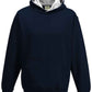 JH003B New French Navy/Heather Grey Front
