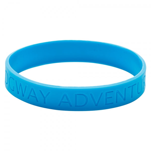 Recessed Silicone Wristbands personalised printed