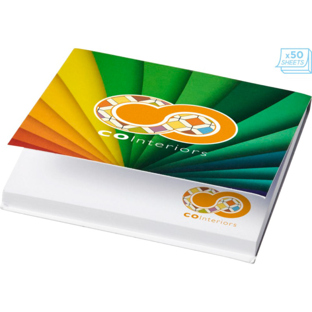 Sticky-Mate® soft cover squared sticky notes 75x75mm