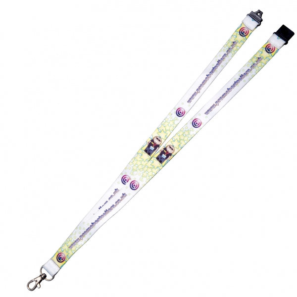 Dye Sublimation Printed Polyester Lanyard 10mm promotional printed