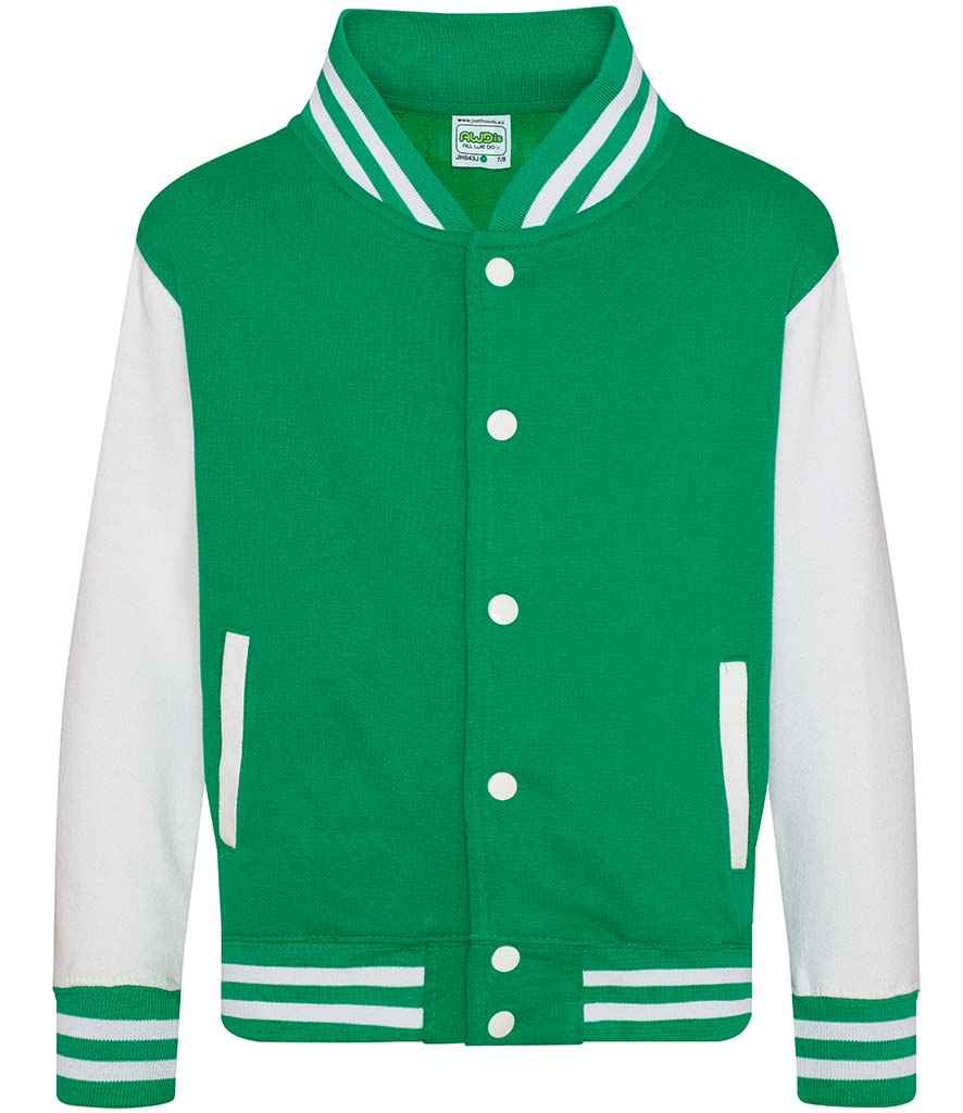 JH043B Kelly Green/White Front