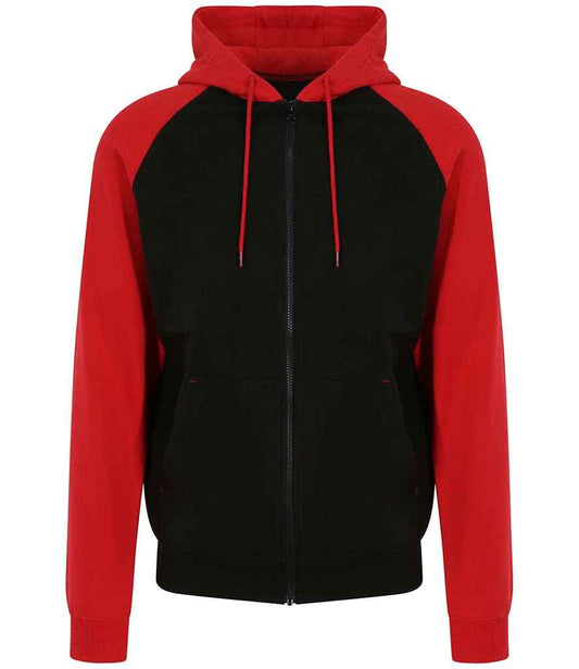 JH063 Jet Black/Fire Red Front