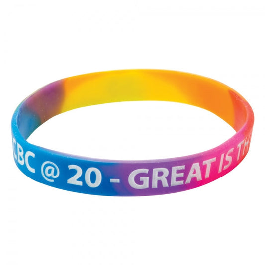 Multicolour Silicone Wristbands merchandise