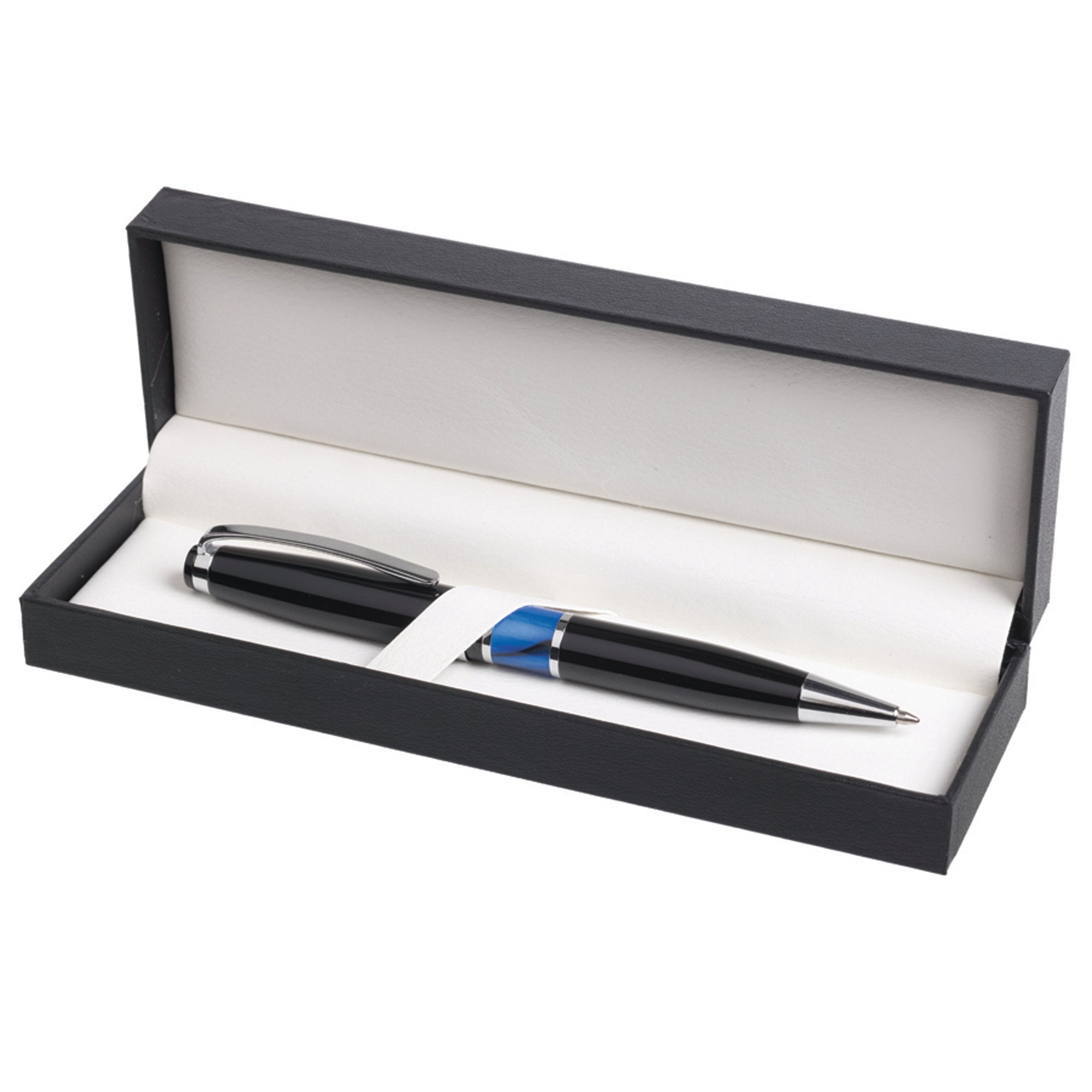 Two Pen Box HI-Line Cushioned Pen Box For 1 Or 2 Pens – piranhaprint.com