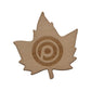 Wooden Badgeselect option logo printed