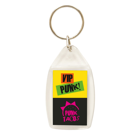 Promotional Clear Plastic Keyring
