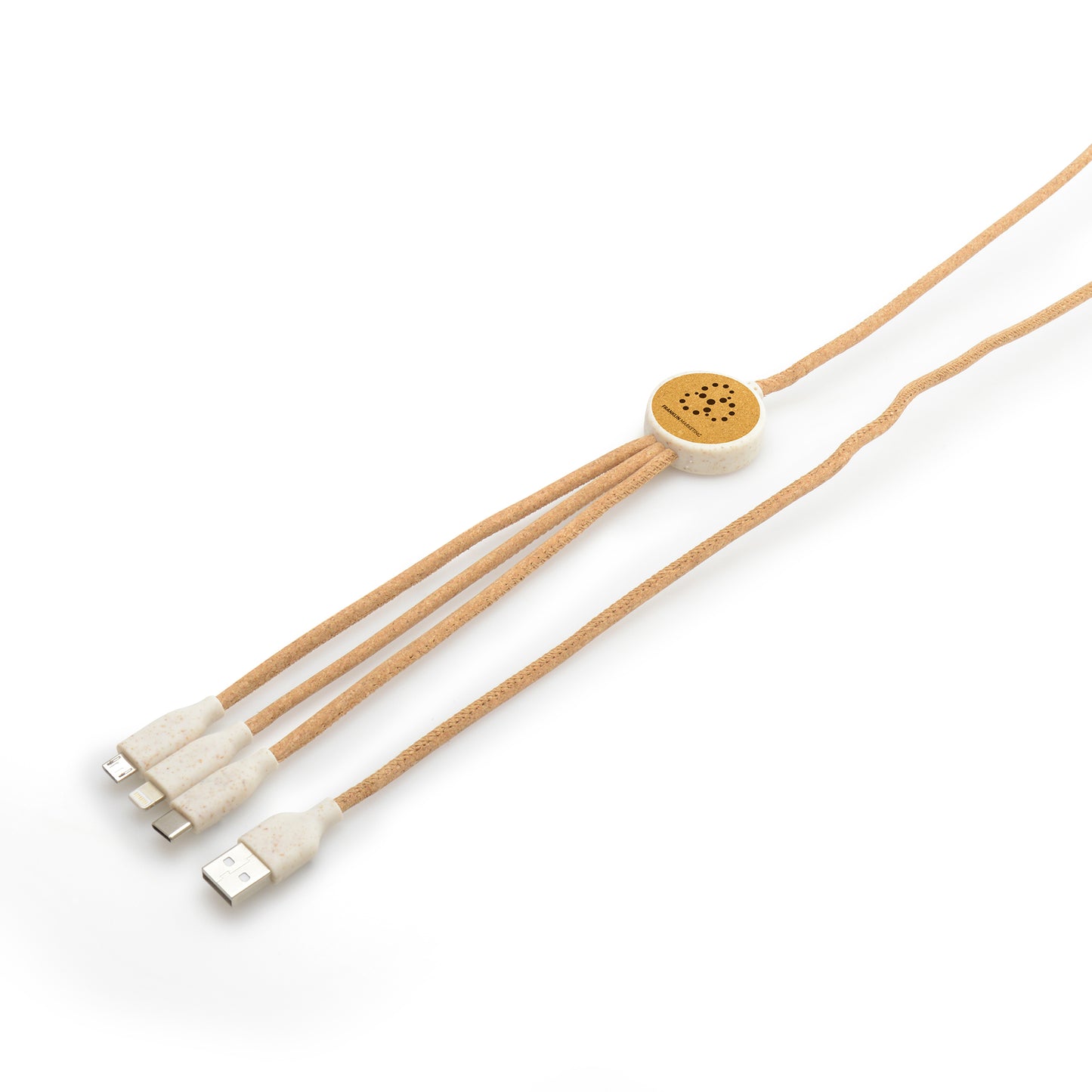 Promotional 3 In 1 Cork Charging Cable